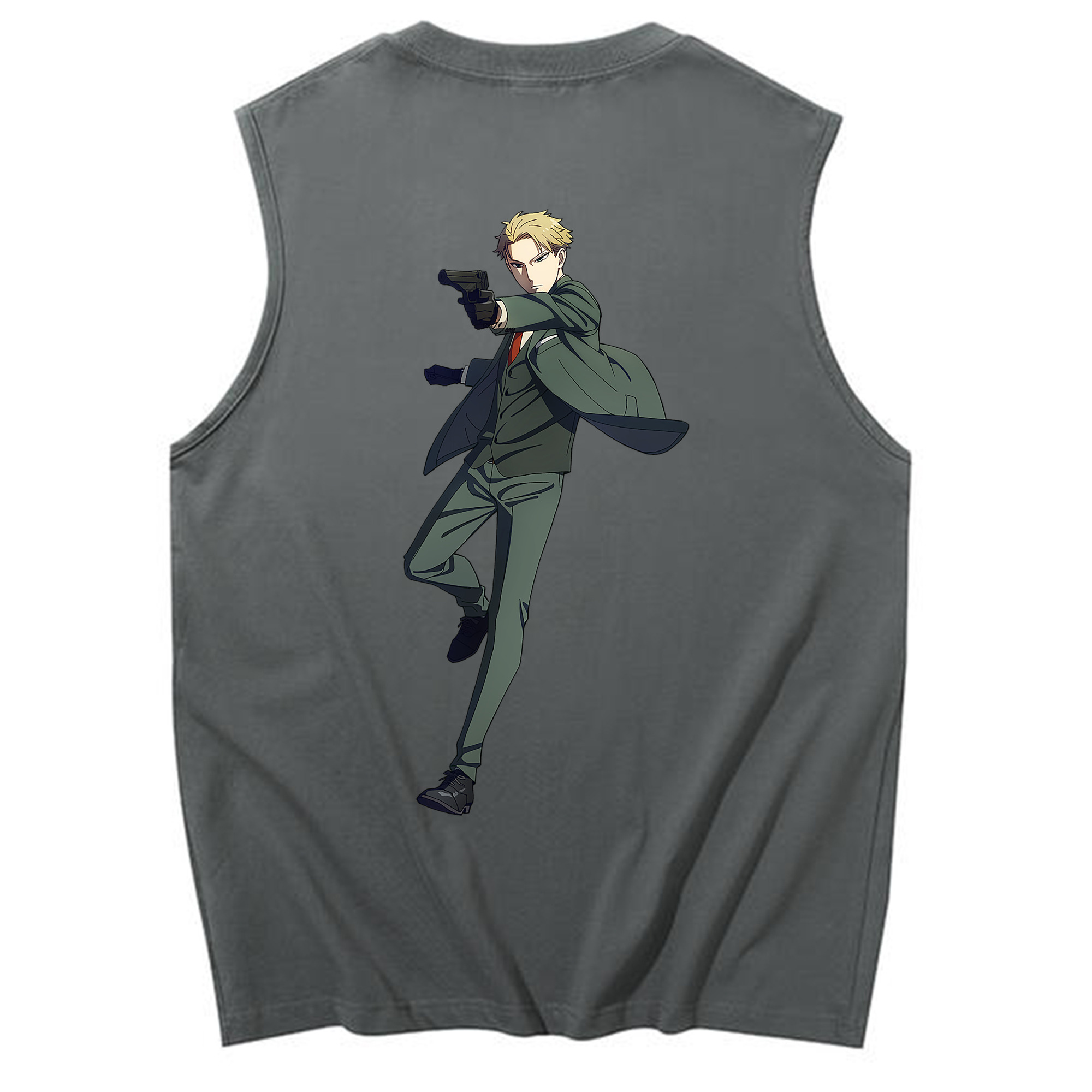 （画像用） SPY×FAMILY间谍家家酒 コットン100％タンクトップ（背面プリント）